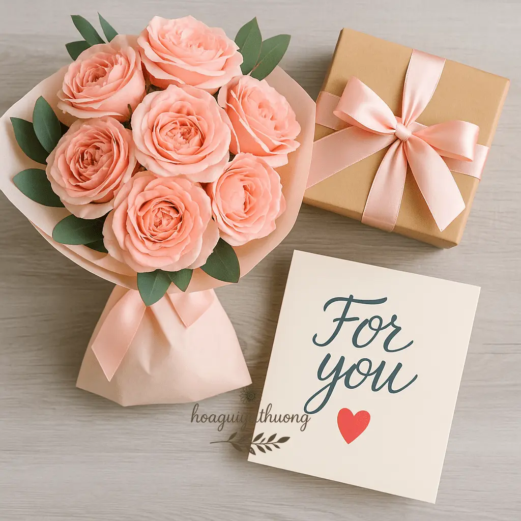 bó hoa sinh nhật cho bạn gái đẹp