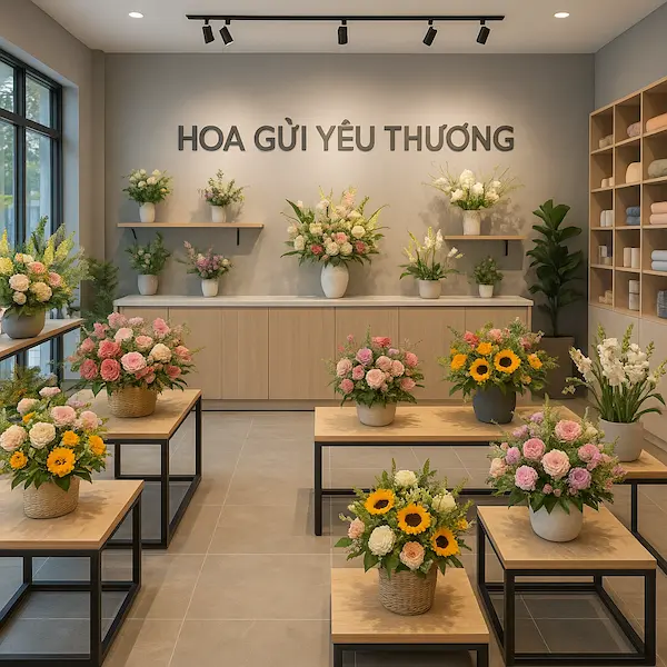 Shop hoa tươi gần đây – Giao hoa nhanh, thiết kế hiện đại