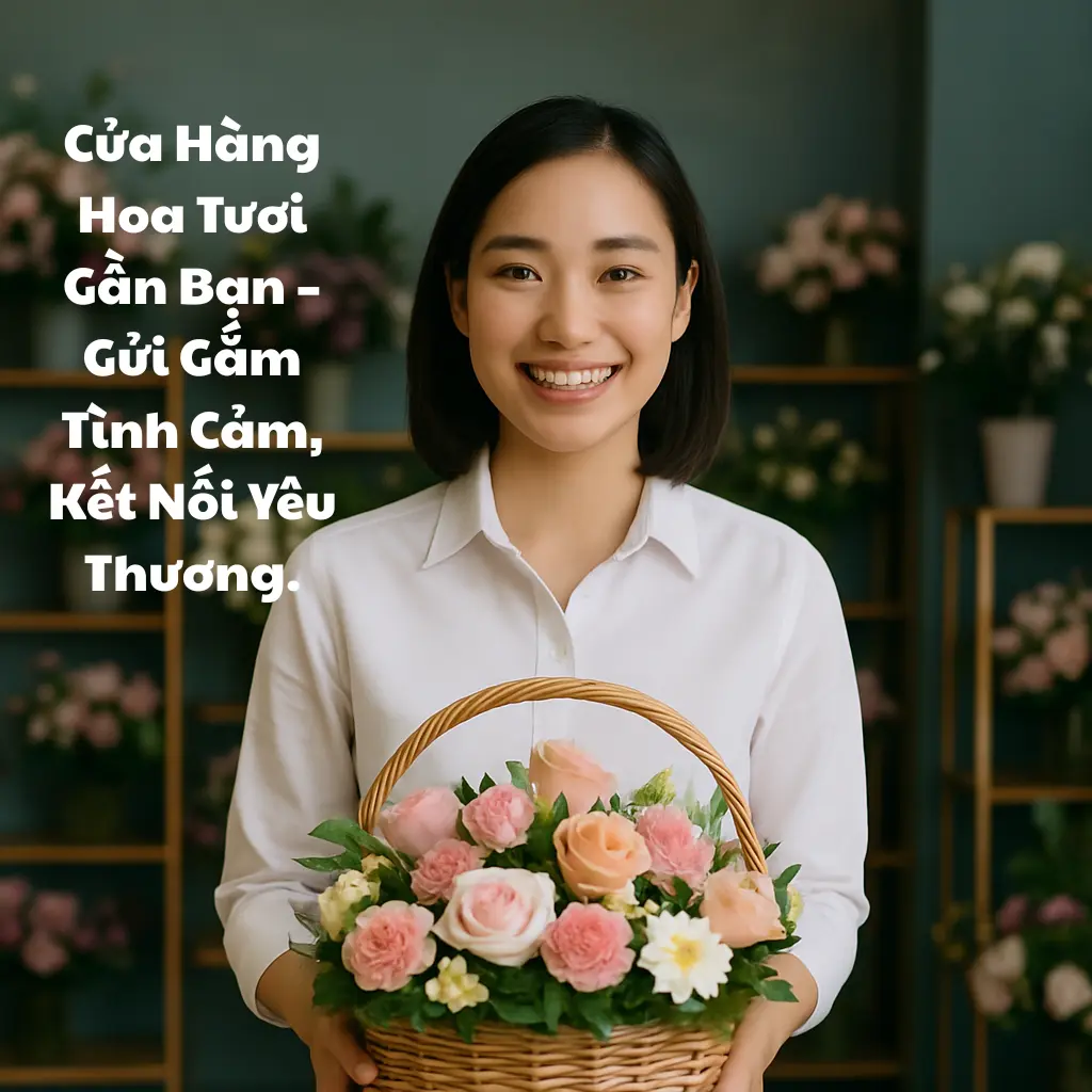 Cửa hàng hoa tươi gần đây – Gửi hoa nhanh, đúng mẫu, đầy cảm xúc