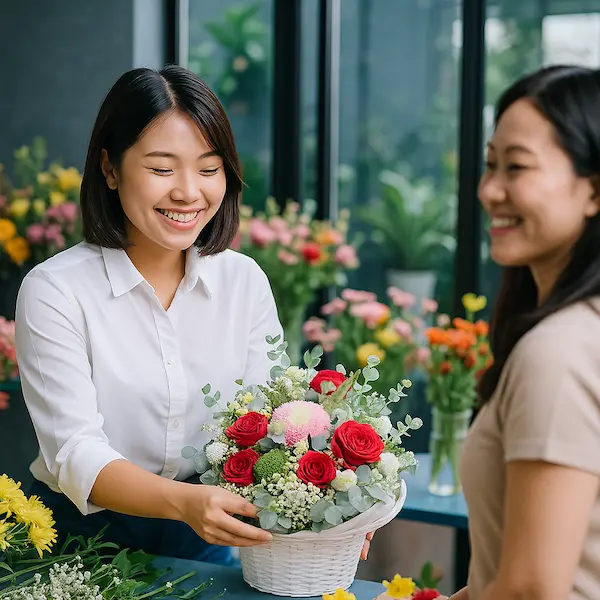 Shop hoa tươi nghệ thuật – Hoa Gửi Yêu Thương, nơi gửi gắm cảm xúc qua từng tác phẩm hoa độc bản.