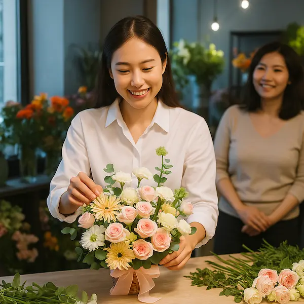Shop hoa tươi thiết kế riêng theo yêu cầu khách hàng tại TP.HCM – Giao nhanh, hoa tươi lâu, dịch vụ tận tâm.