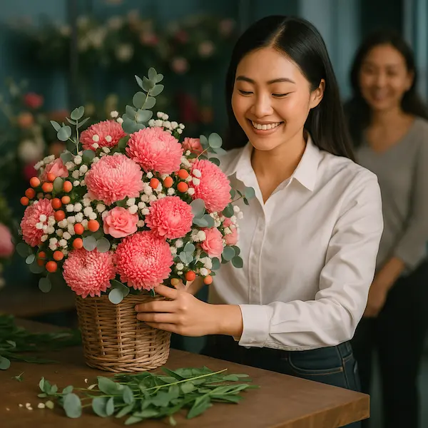 Tiệm hoa gần đây uy tín – Hoa Gửi Yêu Thương